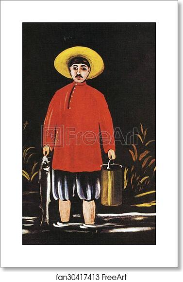 Free art print of Fisherman in a Red Shirt by Niko Pirosmani Free art print of Fisherman in a Red Shirt by Niko Pirosmani