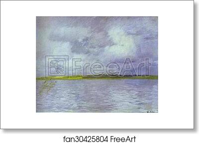 Free art print of Cloudy Day by Isaac Levitan