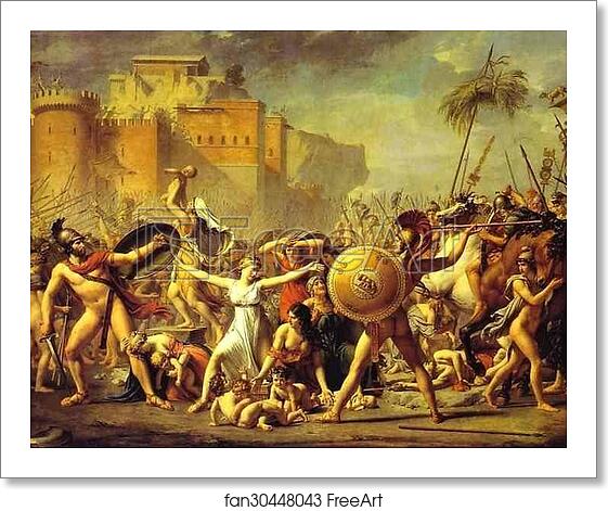 Free art print of The Intervention of the Sabine Women by Jacques-Louis David