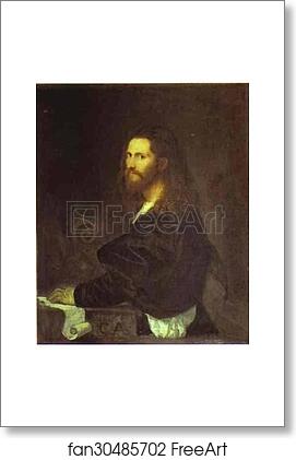 Free art print of Portrait of a Musician by Titian