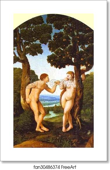 Free art print of Adam and Eve by Jan Van Scorel Free art print of Adam and Eve by Jan Van Scorel
