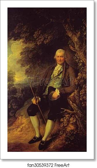 Free art print of Squire John Wilkinson by Thomas Gainsborough