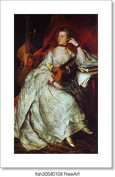 Free art print of Mrs. Philip Thicknesse, nee Anne Ford by Thomas Gainsborough Free art print of Mrs. Philip Thicknesse, nee Anne Ford by Thomas Gainsborough