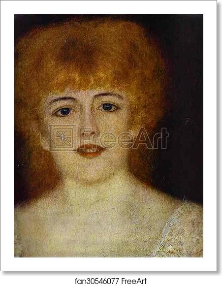 Free art print of Portrait of the Actress Jeanne Samary. Detail by Pierre-Auguste Renoir Free art print of Portrait of the Actress Jeanne Samary. Detail by Pierre-Auguste Renoir