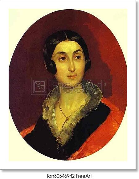 Free art print of Portrait of Ye. I. Ton by Karl Brulloff Free art print of Portrait of Ye. I. Ton by Karl Brulloff