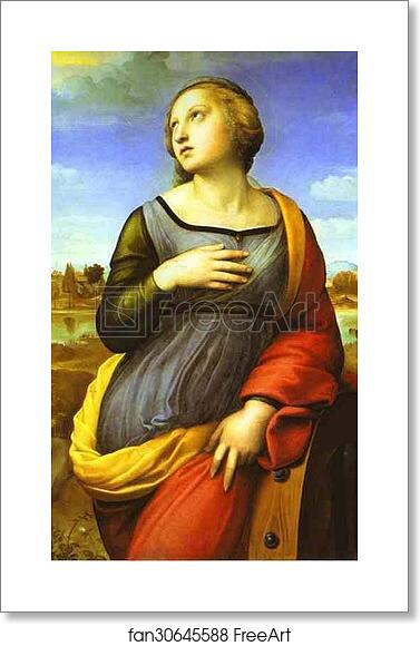 Free art print of St. Catherine by Raphael Free art print of St. Catherine by Raphael