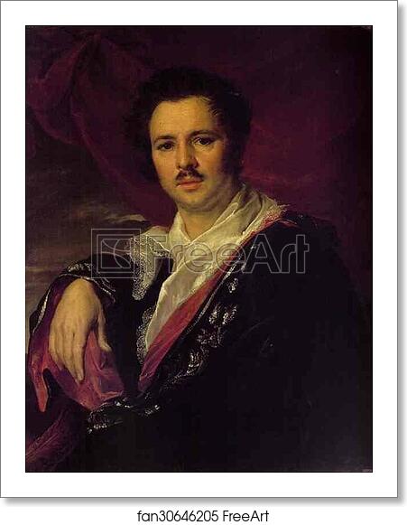 Free art print of Portrait of N.A. Maikov by Vasily Tropinin Free art print of Portrait of N.A. Maikov by Vasily Tropinin