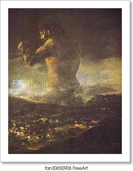 Free art print of The Colossus by Francisco De Goya Y Lucientes Free art print of The Colossus by Francisco De Goya Y Lucientes