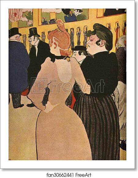 Free art print of Au Moulin Rouge (La Goulue et la Môme Fromage) by Henri De Toulouse-Lautrec Free art print of Au Moulin Rouge (La Goulue et la Môme Fromage) by Henri De Toulouse-Lautrec
