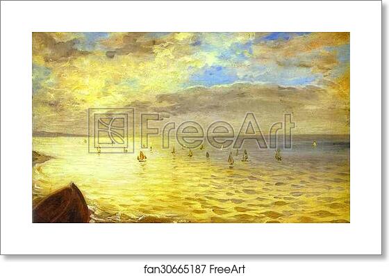 Free art print of The Sea from the Heights of Dieppe by Eugène Delacroix Free art print of The Sea from the Heights of Dieppe by Eugène Delacroix