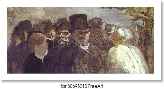 Free art print of Passers By by Honoré Daumier Free art print of Passers By by Honoré Daumier