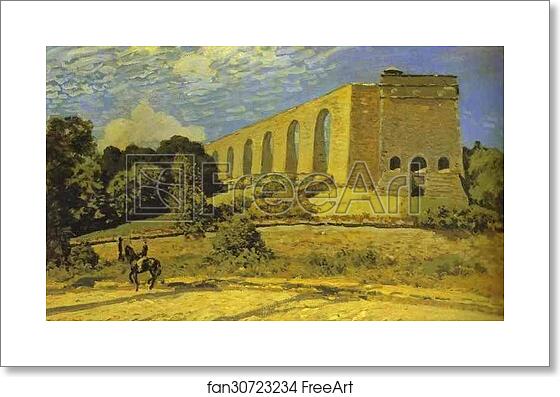 Free art print of The Aqueduct at Marly by Alfred Sisley Free art print of The Aqueduct at Marly by Alfred Sisley
