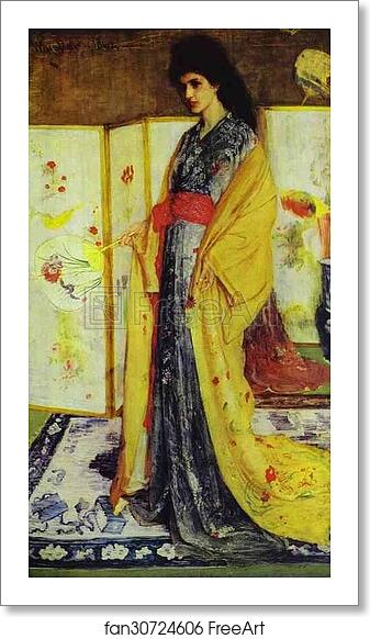 Free art print of Rose and Silver: The Princess from the Land of Porcelain by James Abbott Mcneill Whistler Free art print of Rose and Silver: The Princess from the Land of Porcelain by James Abbott Mcneill Whistler