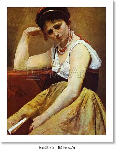 Free art print of Interrupted Reading by Jean-Baptiste-Camille Corot Free art print of Interrupted Reading by Jean-Baptiste-Camille Corot