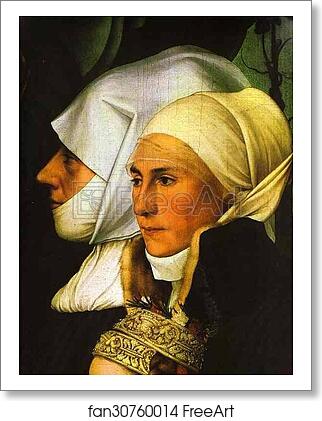 Free art print of Meyer Madonna. Detail by Hans Holbein The Younger Free art print of Meyer Madonna. Detail by Hans Holbein The Younger