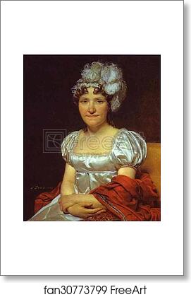 Free art print of Portrait of Marguerite-Charlotte David by Jacques-Louis David