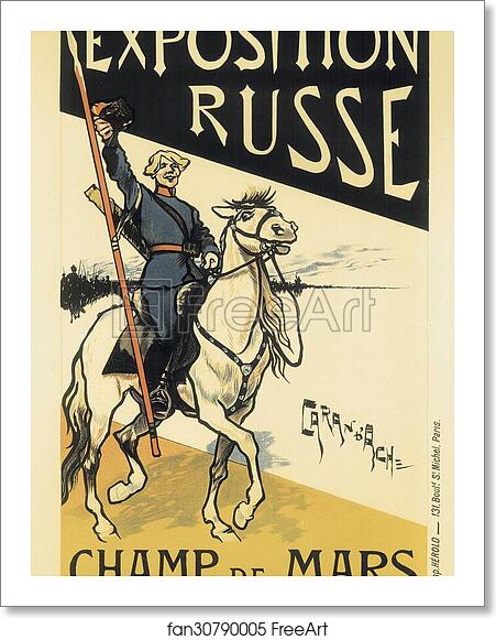 Free art print of Exposition Russe by Caran D'Ache Free art print of Exposition Russe by Caran D'Ache