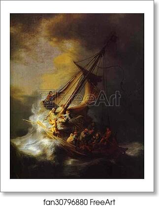 Free art print of Christ in the Storm on the Lake of Galilee by Rembrandt Harmenszoon Van Rijn Free art print of Christ in the Storm on the Lake of Galilee by Rembrandt Harmenszoon Van Rijn