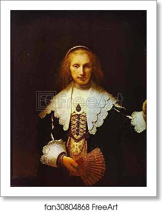 Free art print of Portrait of Agatha Bas, Wife of Nicolas van Bambeeck by Rembrandt Harmenszoon Van Rijn