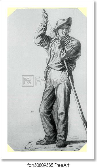 Free art print of Marksman by George Caleb Bingham Free art print of Marksman by George Caleb Bingham