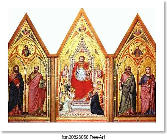Free art print of Stefaneschi Polyptych. Side showing St. Peter by Giotto Free art print of Stefaneschi Polyptych. Side showing St. Peter by Giotto