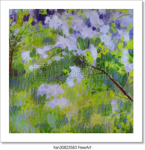 Free art print of Cherry-Trees in Blossom by Victor Borisov-Musatov Free art print of Cherry-Trees in Blossom by Victor Borisov-Musatov