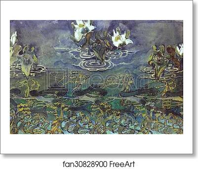 Free art print of Water-Lilies by Mikhail Vrubel