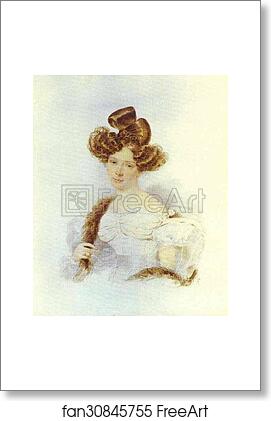 Free art print of Porttrait of a Young Lady by Alexander Brulloff