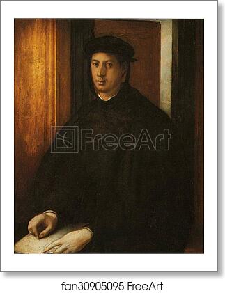 Free art print of Portrait of Alessandro de' Medici by Jacopo Carrucci, Known As Pontormo