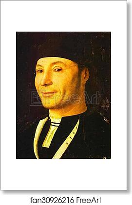 Free art print of Portrait of Unknown Man by Antonello Da Messina
