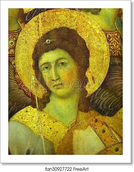 Free art print of Maestà (front, central panel, detail) An Angel by Duccio Di Buoninsegna Free art print of Maestà (front, central panel, detail) An Angel by Duccio Di Buoninsegna