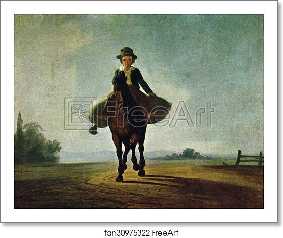 Free art print of The Mill Boy: The Boonville Juvenile Clay Club Banner by George Caleb Bingham Free art print of The Mill Boy: The Boonville Juvenile Clay Club Banner by George Caleb Bingham