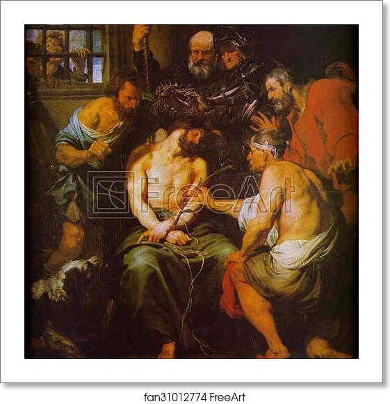 Free art print of The Crowning with Thorns by Sir Anthony Van Dyck Free art print of The Crowning with Thorns by Sir Anthony Van Dyck