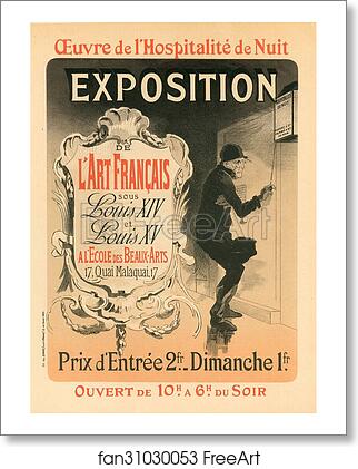 Free art print of L'oeuvre de l'Hospitalité de Nuit by Jules Chéret Free art print of L'oeuvre de l'Hospitalité de Nuit by Jules Chéret