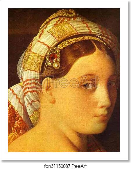 Free art print of Le Grande Odalisque. Detail by Jean-Auguste-Dominique Ingres Free art print of Le Grande Odalisque. Detail by Jean-Auguste-Dominique Ingres