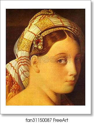 Free art print of Le Grande Odalisque. Detail by Jean-Auguste-Dominique Ingres
