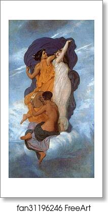 Free art print of La Dance by William-Adolphe Bouguereau
