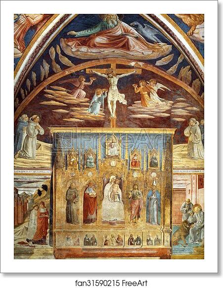 Free art print of Madonna and Child Surrounded by Saints by Benozzo Gozzoli Free art print of Madonna and Child Surrounded by Saints by Benozzo Gozzoli