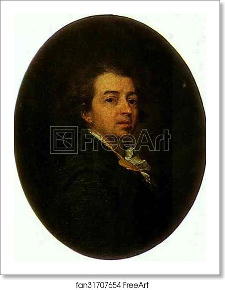 Free art print of Self-Portrait by Dmitry Levitzky Free art print of Self-Portrait by Dmitry Levitzky