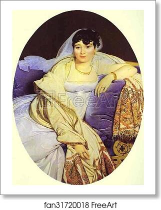 Free art print of Portrait of Madame Rivière by Jean-Auguste-Dominique Ingres