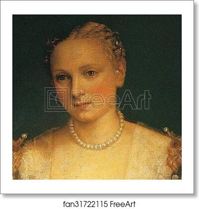 Free art print of La Belle Nani (Portrait of a Woman). Detail by Paolo Veronese