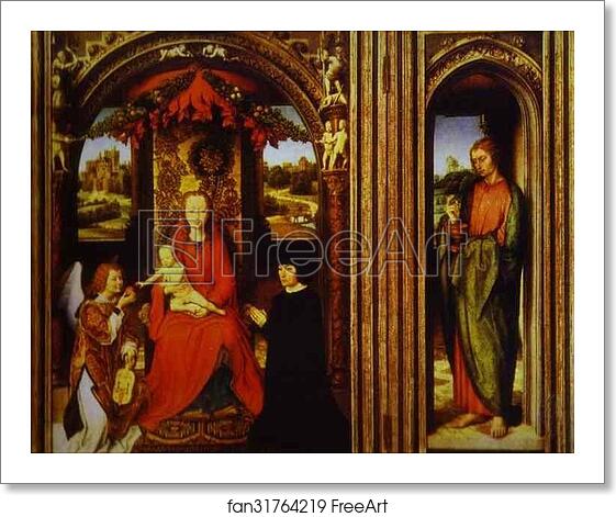 Free art print of Altar of Saints John the Baptist and John the Evangelist by Hans Memling Free art print of Altar of Saints John the Baptist and John the Evangelist by Hans Memling