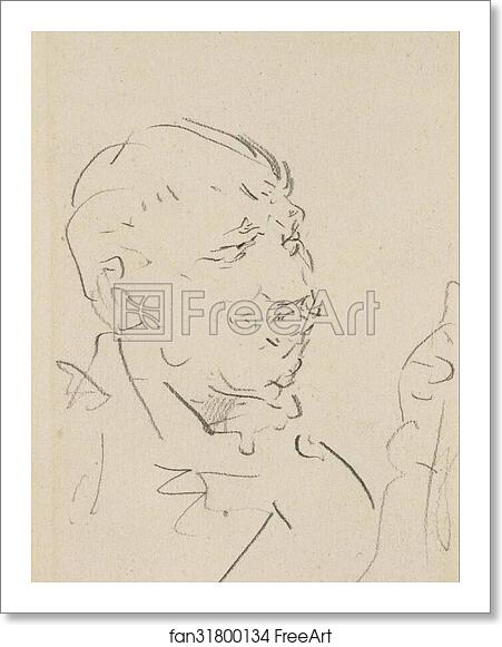 Free art print of Head of a Man by Henri De Toulouse-Lautrec Free art print of Head of a Man by Henri De Toulouse-Lautrec