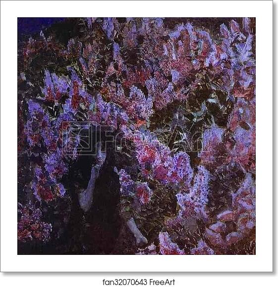 Free art print of Lilac by Mikhail Vrubel