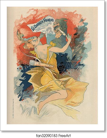Free art print of Le Courrier Français by Jules Chéret Free art print of Le Courrier Français by Jules Chéret