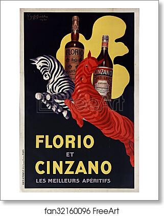 Free art print of Florio et Cinzano Les Meilleurs Apéritifs by Leonetto Cappiello Free art print of Florio et Cinzano Les Meilleurs Apéritifs by Leonetto Cappiello