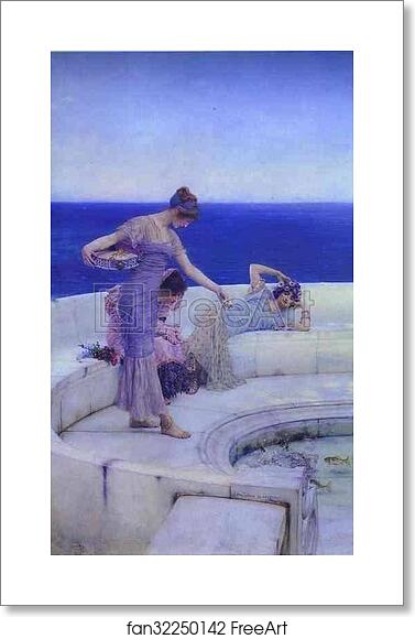 Free art print of Silver Favourites by Sir Lawrence Alma-Tadema