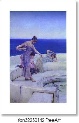 Free art print of Silver Favourites by Sir Lawrence Alma-Tadema