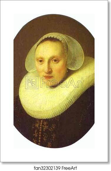 Free art print of Cornelia Pronck, Wife of Albert Cuyper by Rembrandt Harmenszoon Van Rijn