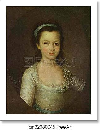 Free art print of Portrait of Countess Ekaterina Vorontsova as a Child by Dmitry Levitzky